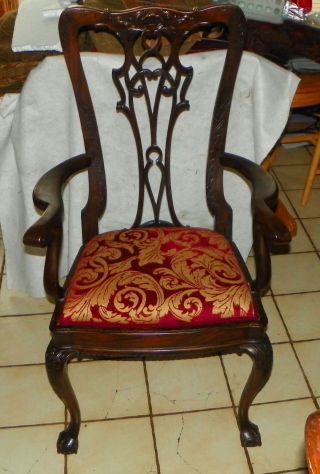 Rosewood Carved Armchair / Parlor Chair (ac147)