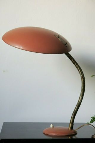 Mid Century Ufo Saucer Shade Table Lamp By Loius Kalff For Philips 1950 