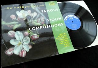 Ida Haendel - Famous Violin Compositions Supraphon Sua 10465 Lp