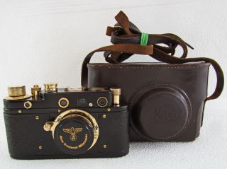 Leica - Ii (d) Weddigen Unterseebootsflotille Wwii Vintage Russian Camera