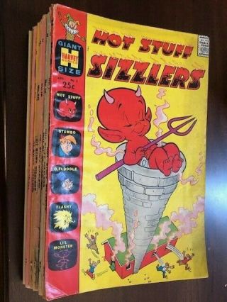 Harvey Comics Hot Stuff Sizzlers Giants Group of 15 1960s - up Stumbo 2