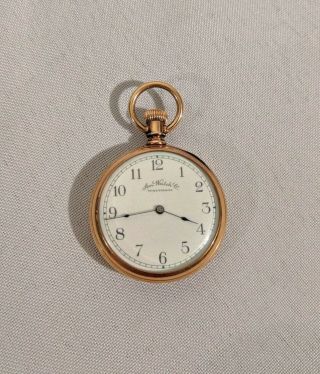 Rare Waltham Watch Co 14k Solid Gold Pocket Watch