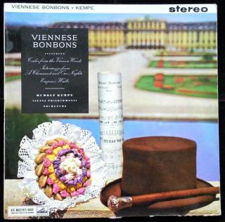 Viennese Bonbons - Rudolf Kempe / Vienna Philharmonic HMV ASD 431 ED1 LP 2