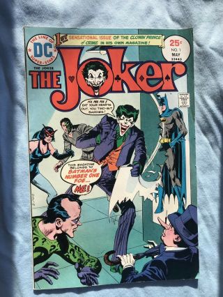 The Joker 1 Batman 1st Solo Joker,  Dc 1975,  Movie Is In Theaters.