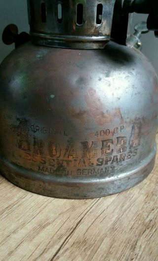 Antique Brass Pressure Kerosene Lamp Lantern 3