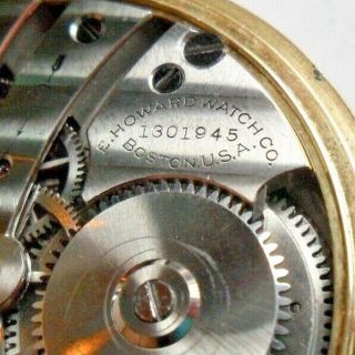 Vintage 1915 E Howard Series 7 Model 1912 17 Jewel 3 Adj.  12s Pocket Watch