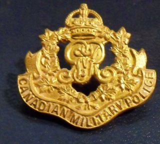 OBSOLETE WW1 CEF CANADIAN MILITARY POLICE COLLAR BADGE 2