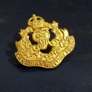 OBSOLETE WW1 CEF CANADIAN MILITARY POLICE COLLAR BADGE 3