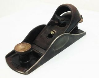 Vtg Antique Stanley No.  9 1/4 Wood Plane Wood Hand Tool 6 1/4 " Smooth Bottom