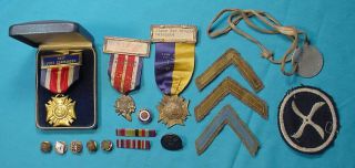 Wwi Us Air Corps Aviation Related Military Memorabilia Group