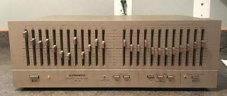 Pioneer Sg - 9 Graphic Equalizer Stereo Vintage 1980s Great Rare
