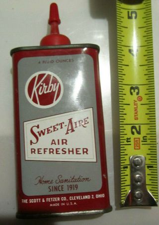 Vintage Kirby Sweet - Aire Air Refresher Tin Litho Can