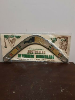 Australian Returning Boomerang Made In Australia