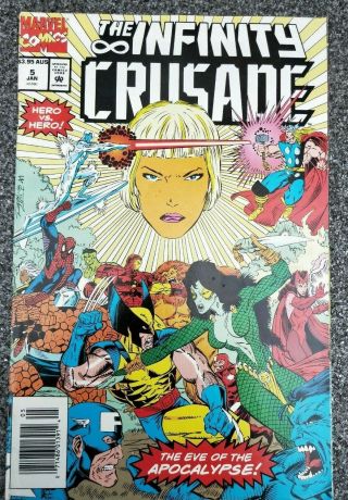 The Infinity Crusade 5 Marvel Comics Australian Price Variant
