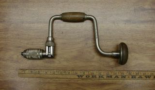 Old Tools,  Vintage Stanley 945 - 10 " Ratcheting Bit Brace,