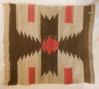 Good Antique Southwest Native American Navajo Weaving Rug Sampler