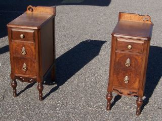 Antique Night Stands - Made From Old Vanity