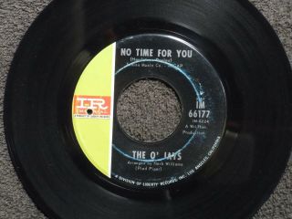 Northern Soul The O Jays No Time For You Imperial 66177 M -