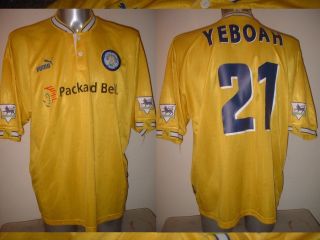Leeds United Tony Yeboah Puma Adult Xl Shirt Jersey Football Soccer Vintage 96 Y