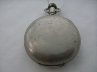 W H Story Hillsborough N H made by Illinois SWLS 18s pocket watch Ca1895 3