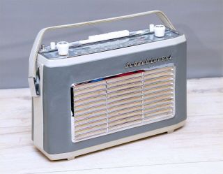 60s SCHAUB LORENZ T50 Touring Automatic Vintage Portable Radio Multi Band World 2