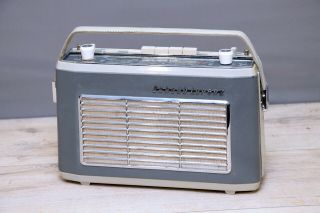 60s SCHAUB LORENZ T50 Touring Automatic Vintage Portable Radio Multi Band World 3