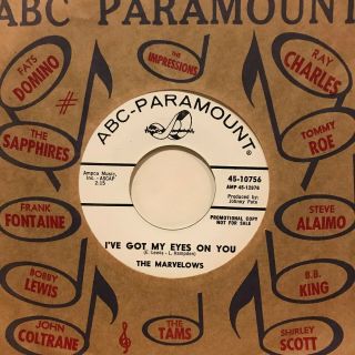 Northern Soul 45 The Marvelows I 