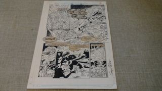 Art For Alpha Flight 126 Page 12 Signed By Artist