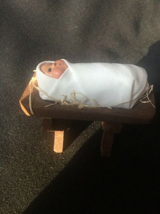 Byers Choice Baby Jesus In A Manger The Nativity