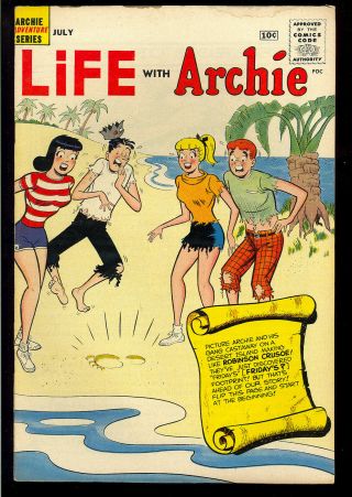 Life With Archie 3 Thru 5 Silver Age Teen Group (3 Comics) 1960 Fn -