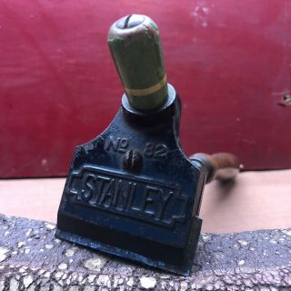 Vintage Stanley No 82 Wood Scraper Plane Cabinet Makers Carpenters Tool Low Bid