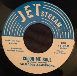 Talmadge Armstrong Color Me Soul Northern Soul Funk Mod 45