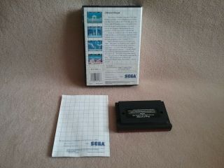 Vintage 1989 SEGA Master System SMS Game Altered Beast Complete 2