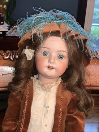 Antique Heubach Koppelsdorf 250 - 7 27” Outfit German Bisque Doll