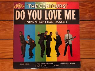 The Contours ‎– Do You Love Me 1962 Gordy 901 Jacket/vinyl Vg
