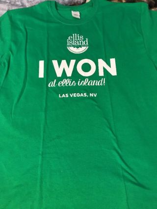 Ellis Island Casino Las Vegas T - Shirt Xx - Large