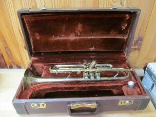 Vintage Olds Ambassador Trumpet W/ 3 Mouthpiece (for Parts/restore) 876906