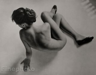 1951 Vintage Female Nude Fashion Woman Photo Gravure Fine Art 11x14 Peter Martin