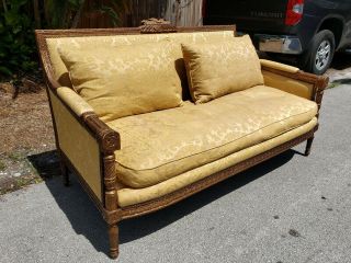 Ej Victor Carol Hicks Bolton Custom French Sofa Couch Down Feathers Pillows