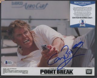 E05271 Gary Busey Signed 8x10 Photo Auto Autograph Beckett Bas