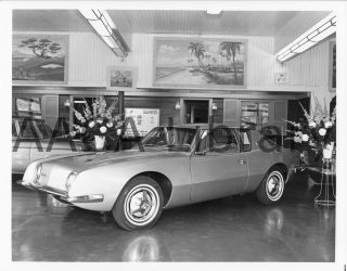 1963 Studebaker Avanti In Dealership,  Factory Photograph (ref.  25502),  Car