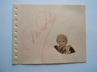 Mae West Signed/autograph Jsa Authenticity Circa 1935