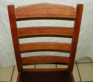 Quartersawn Oak Gustav Stickley Mission Sewing Rocker / Rocking Chair (R176) 2