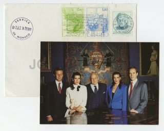 Rainier Iii,  Prince Of Monaco - Signed Photo Postcard