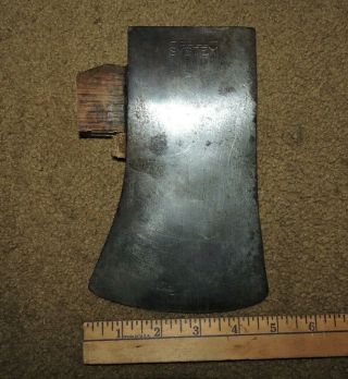 Vintage Bell System Single Bit Axe Head Only,  4 Lbs