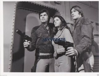 Galactica 1980 Tv Show Series Bw Vintage Still Photo Snipe Guns Sci - Fi