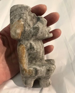 Rock Carving Effigy Fetish Figure Mezzo Native American Mayan Aztec Inca Mexico