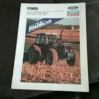 Ford 105 - 170 Pto Hp Tractor 8530 8630 8730 8830 Ultra Command Dealers Brochure