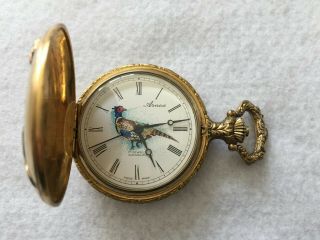Swiss Made Arnex 17 Jewels Incabloc Mechanical Wind Up Pocket Watch