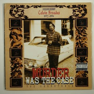 V/a " Murder Was The Case Ost " Rap Hip Hop 2xlp Death Row/interscope